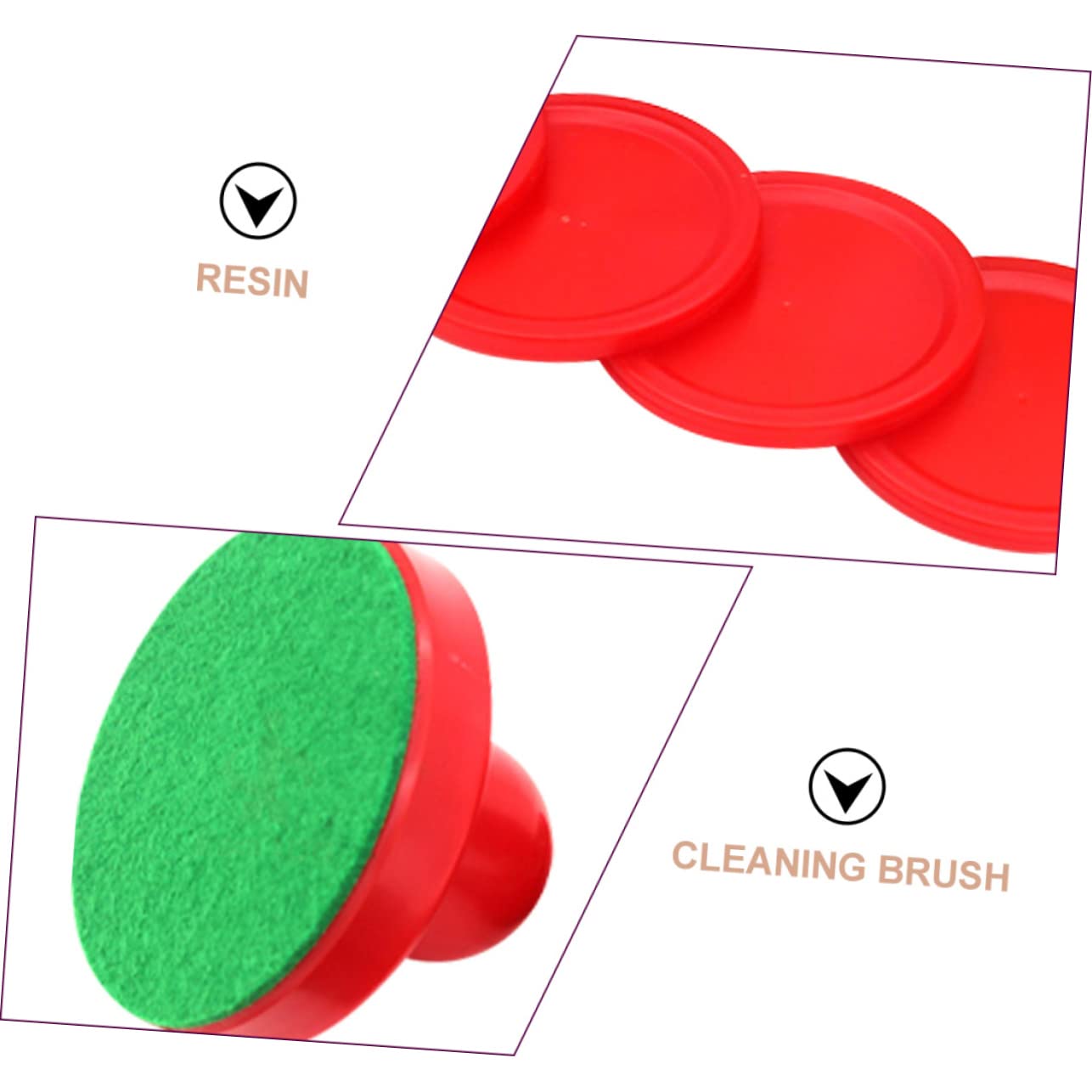 ifundom Accessori per Hockey Dischi e Pusher Tavolo per Materiale e Resistente