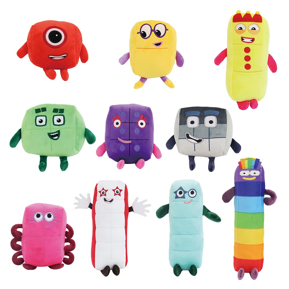 Buy 10pcs Numberblocks Plush Doll, Numberblocks Stuffed Toy, Soft Cartoon Creative Enlightenment