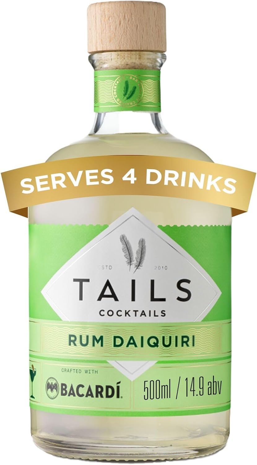 Tails Cocktails Rum Daiquiri, Crafted With BACARDÍ Rum, ReadyToDrink