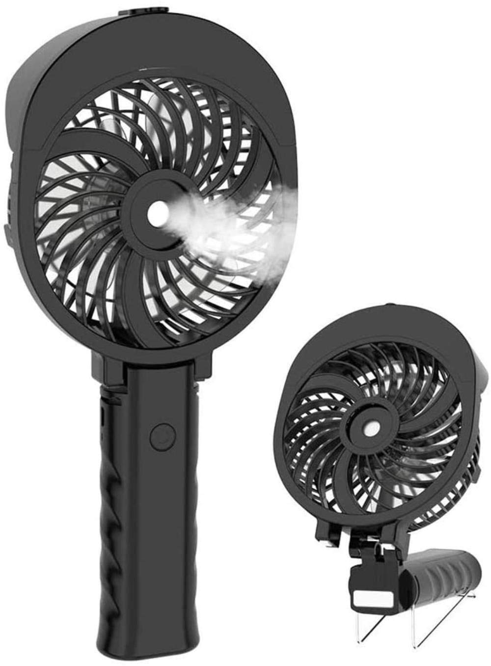 Petit ventilateur de bureau USB rechargeable et portable RJJ pour lit et table