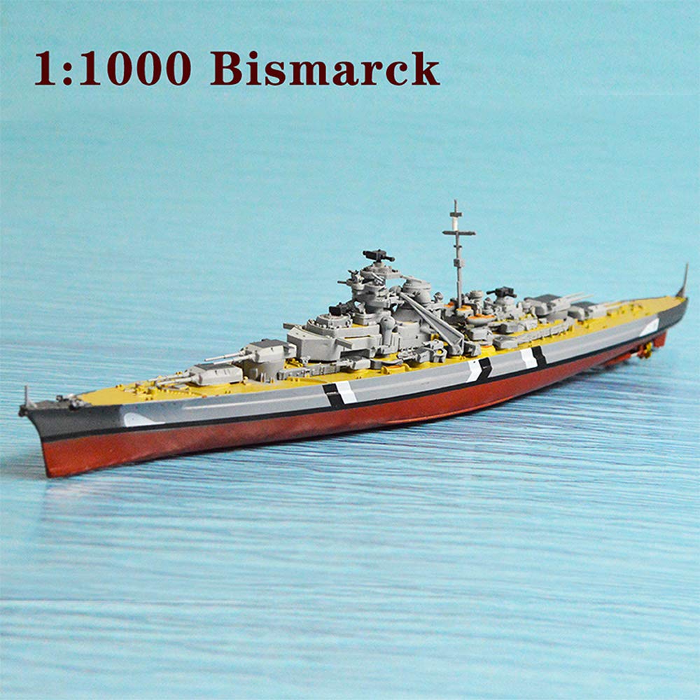 Amazon.co.jp: 1/1000ビスマルク船モデル第二次世界大戦戦艦モデル合金
