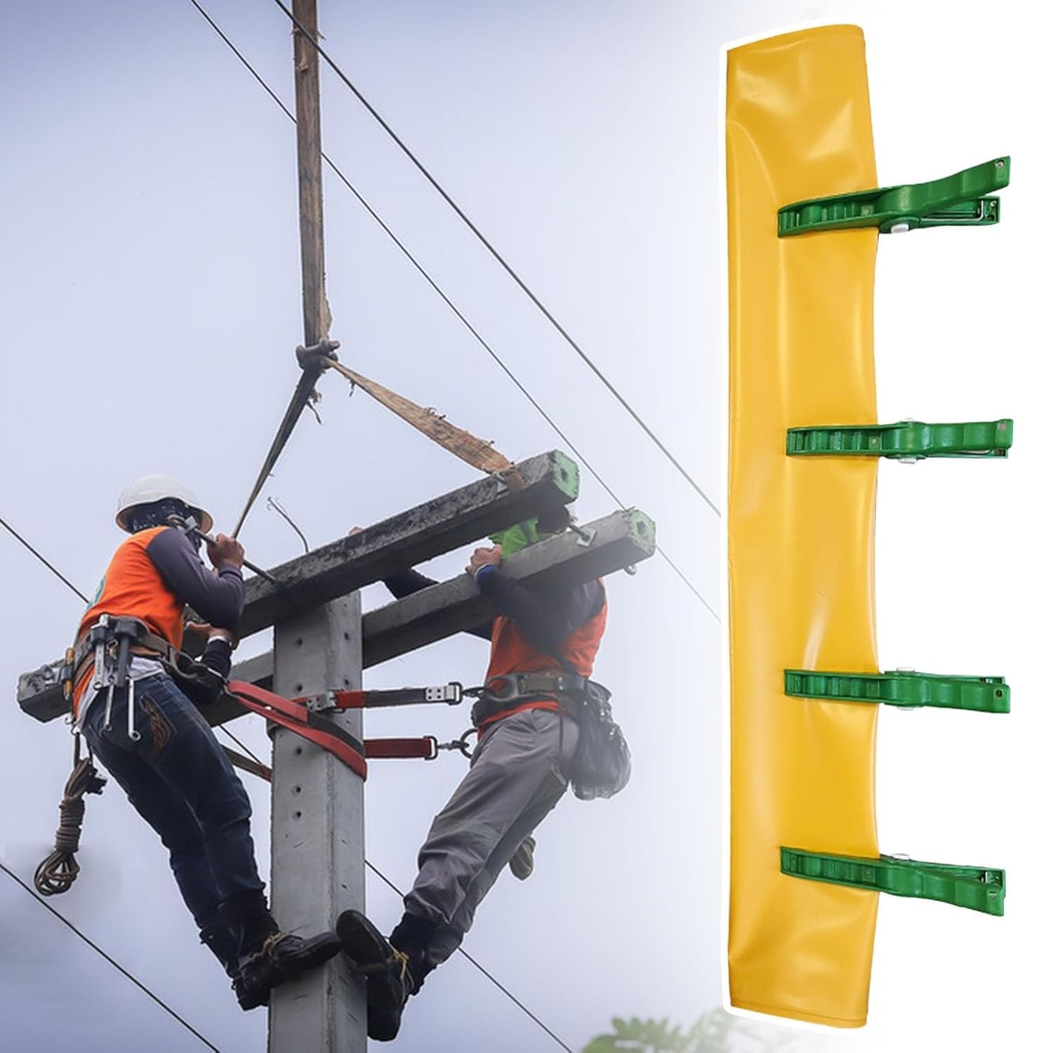 Coussin isolant pour transformateur 10KV 40x50cm avec 4 clips de fixation