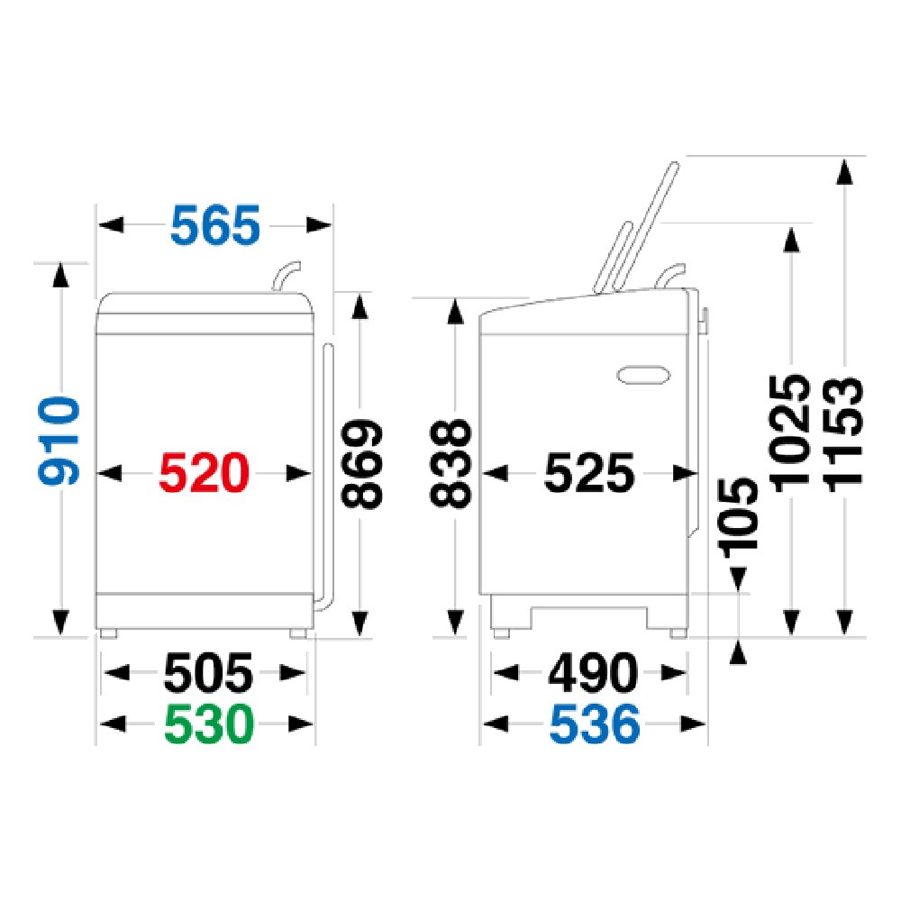 Amazon.co.jp: 東芝 DDインバーター洗濯機 全自動 ZABOON 6kg ブラウン