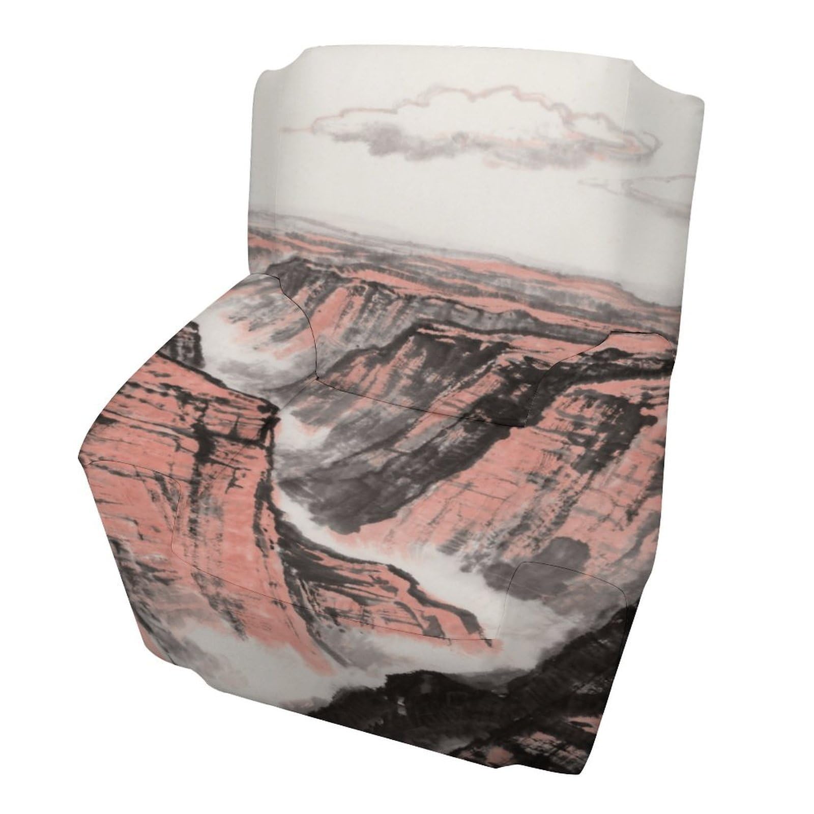 Fekiloot Style Grand Canyon Red Sandstone Couch Cover Sofa Cover Sofa Slipcover