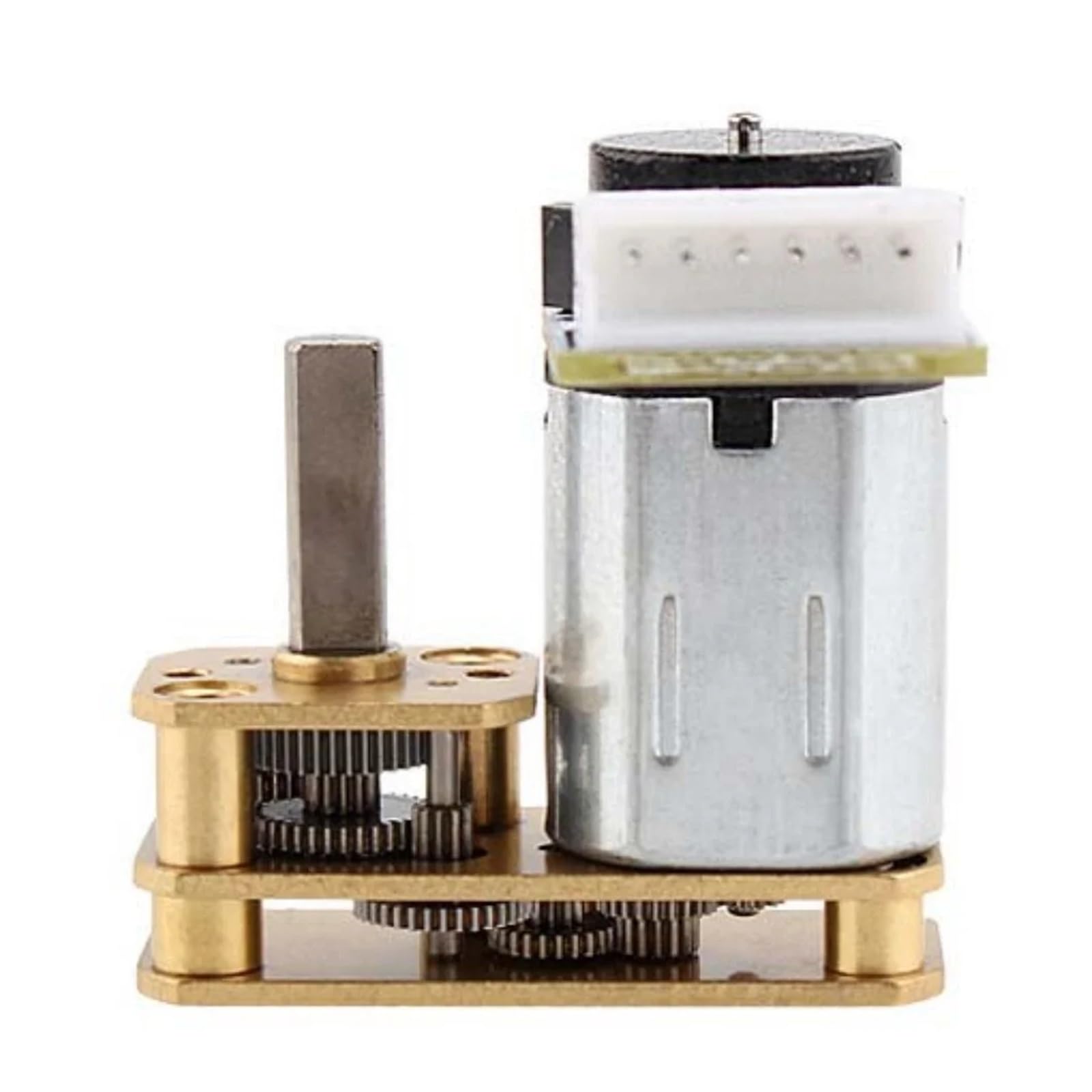 Motor reductor Reversible de Metal en miniatura eléctrico DC 3V 6V 12V(1 to 200,6V A12 Type)