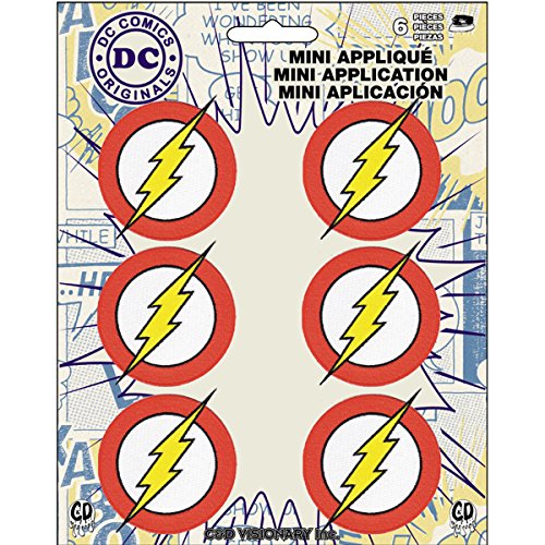 Application DC Comics Originals Flash 6 Pat Ch Set Novelty, 2