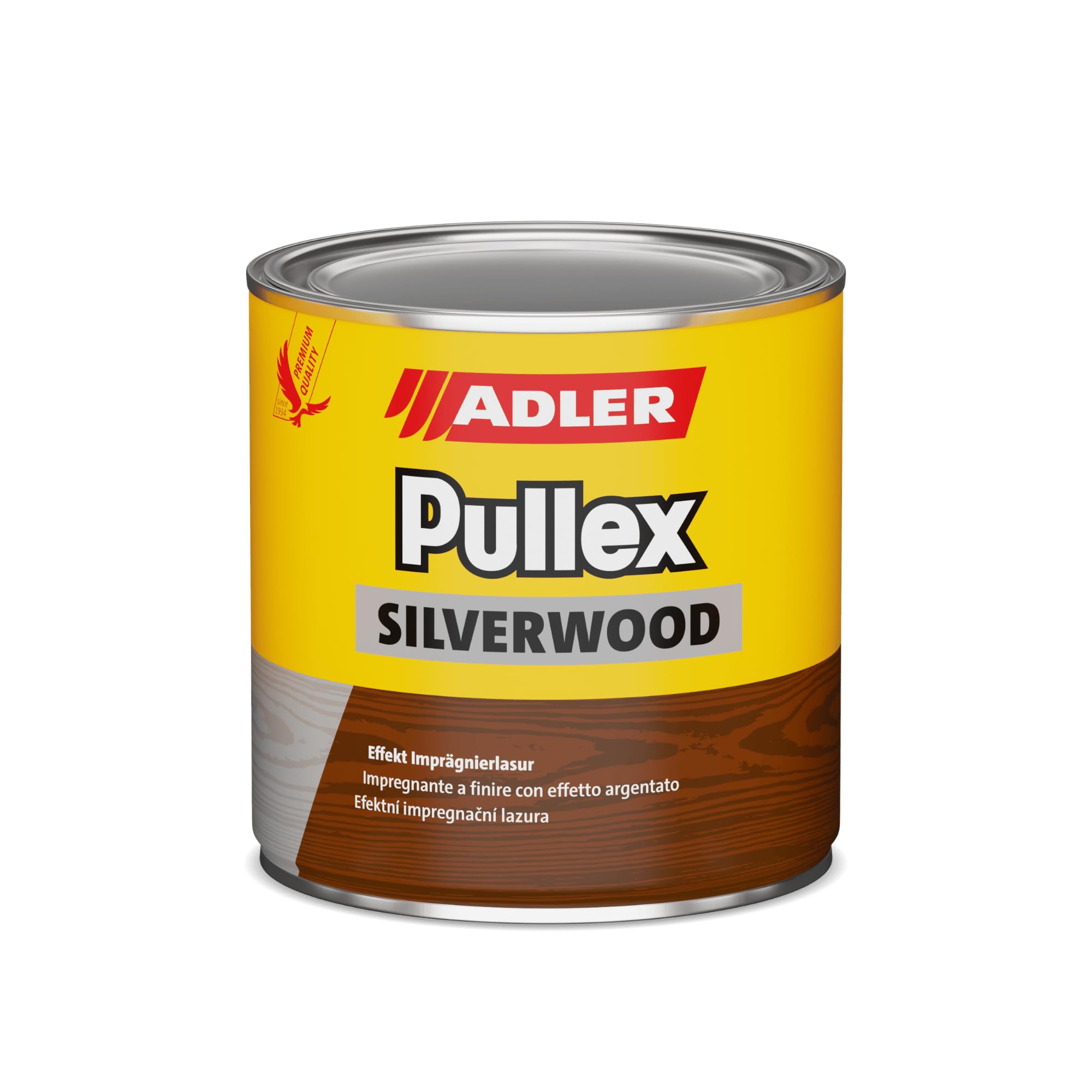 ADLER Pullex Silverwood Altgrau Effekt Holzlasur für außen lasierend 750 ml