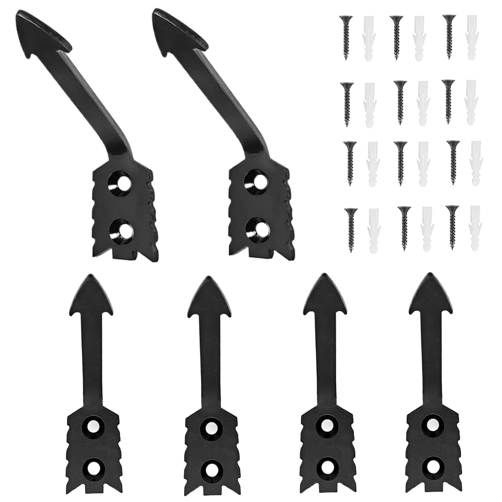 Deer Skull Mounting Kit - Deer Skull Wall Mount | Stainless Steel Skull Mount Hanger Heavy Duty Deer Mount | 6pcs Deer Head Mount, Deer Antler Mount Display Rack, Skull Hanger for Indoor Outdoor Decor