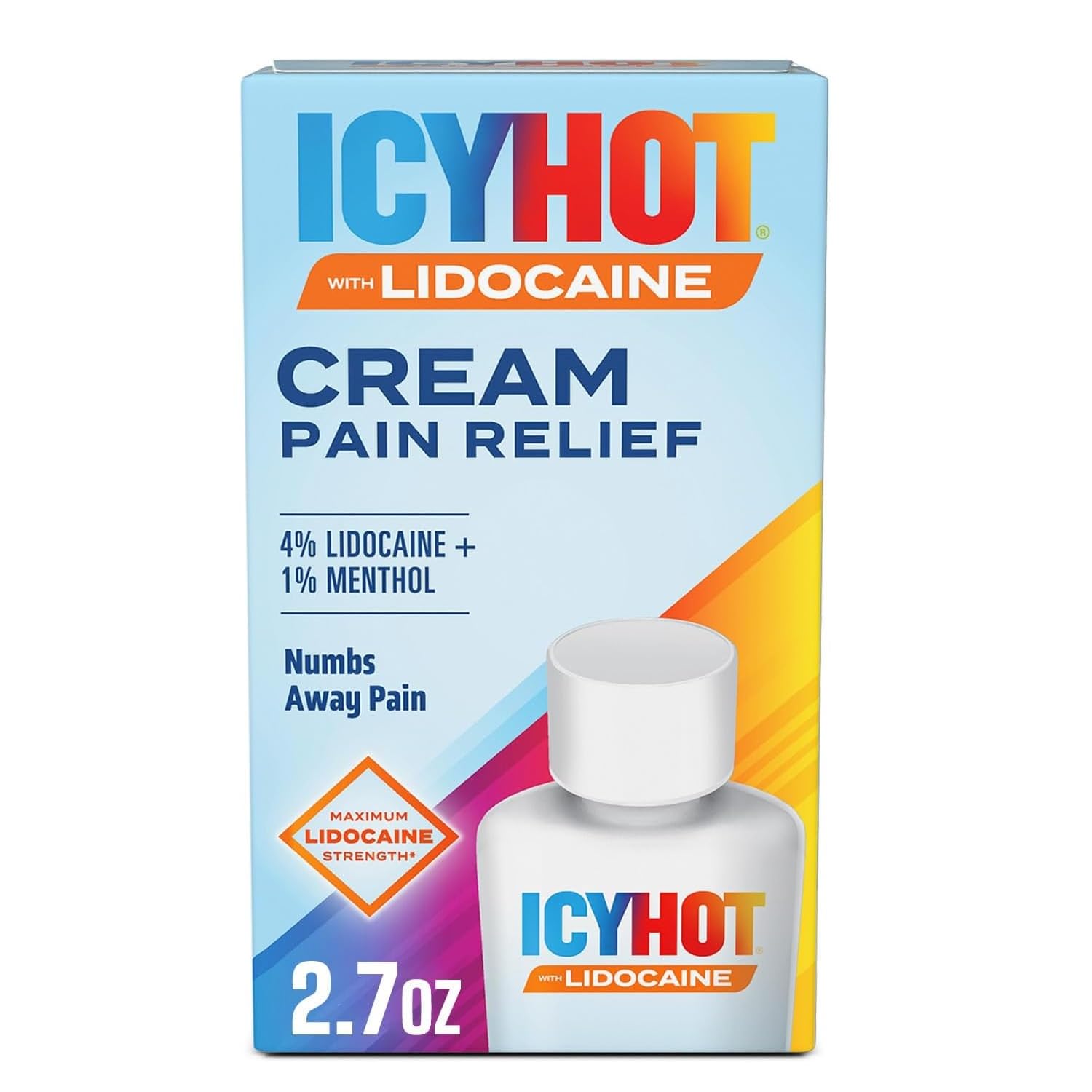 Amazon.com: Icy Hot Max Strength Pain Relief Cream with Lidocaine