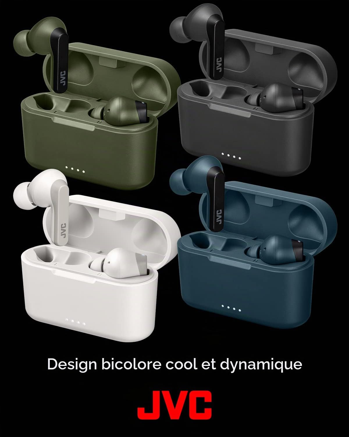 JVC HA-A9T Blanc - Écouteurs True Wireless