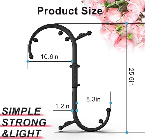 Miniatura 2 de Wutsar Masajeador de espalda para aliviar el dolor de tejido profundo, bastón de punto gatillo, barra de masaje para aliviar el dolor, herramienta
