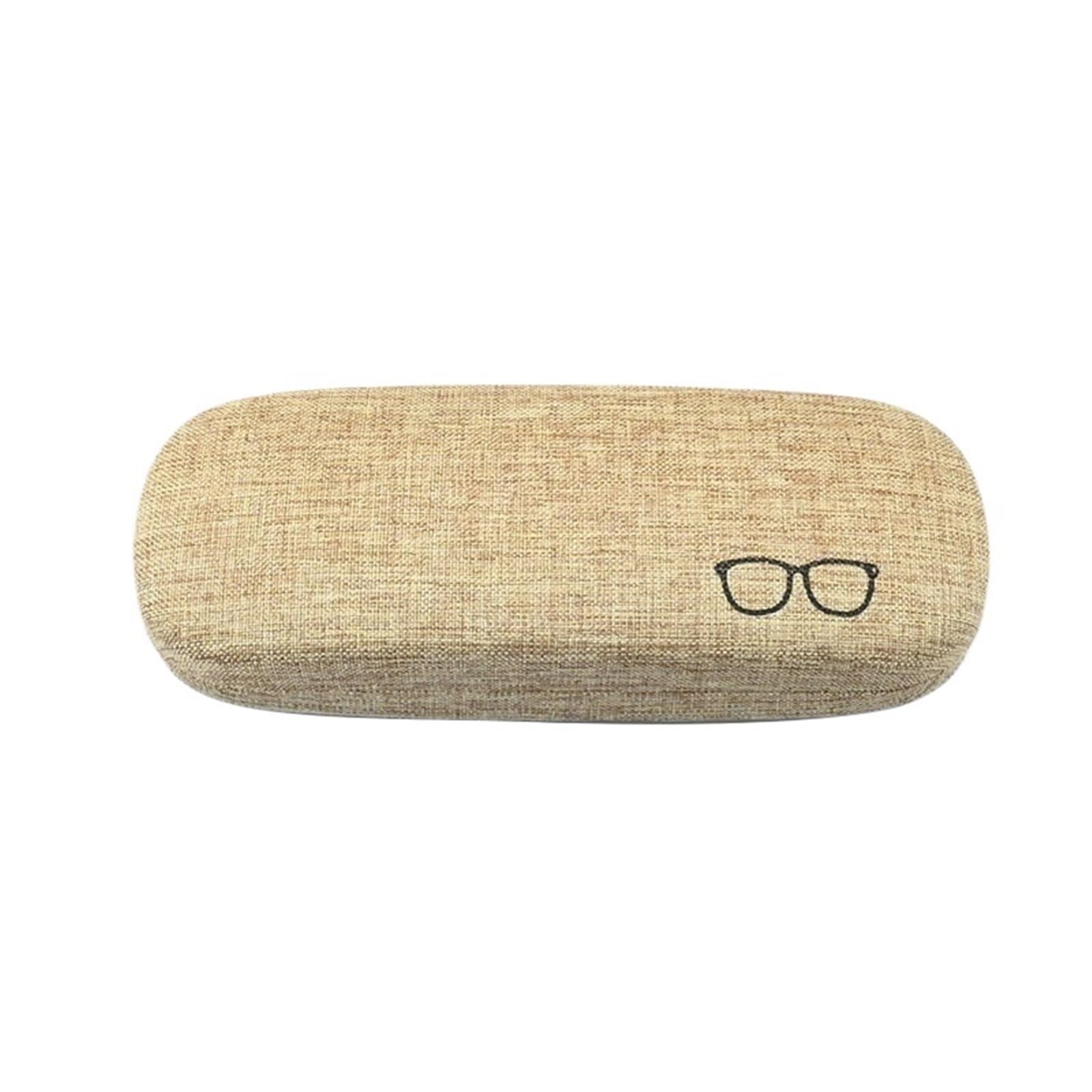 Retro Glasses Case For Men Women Linen Cloth Eyeglass Cases Cover Hard Box Pour Femmes et Hommes
