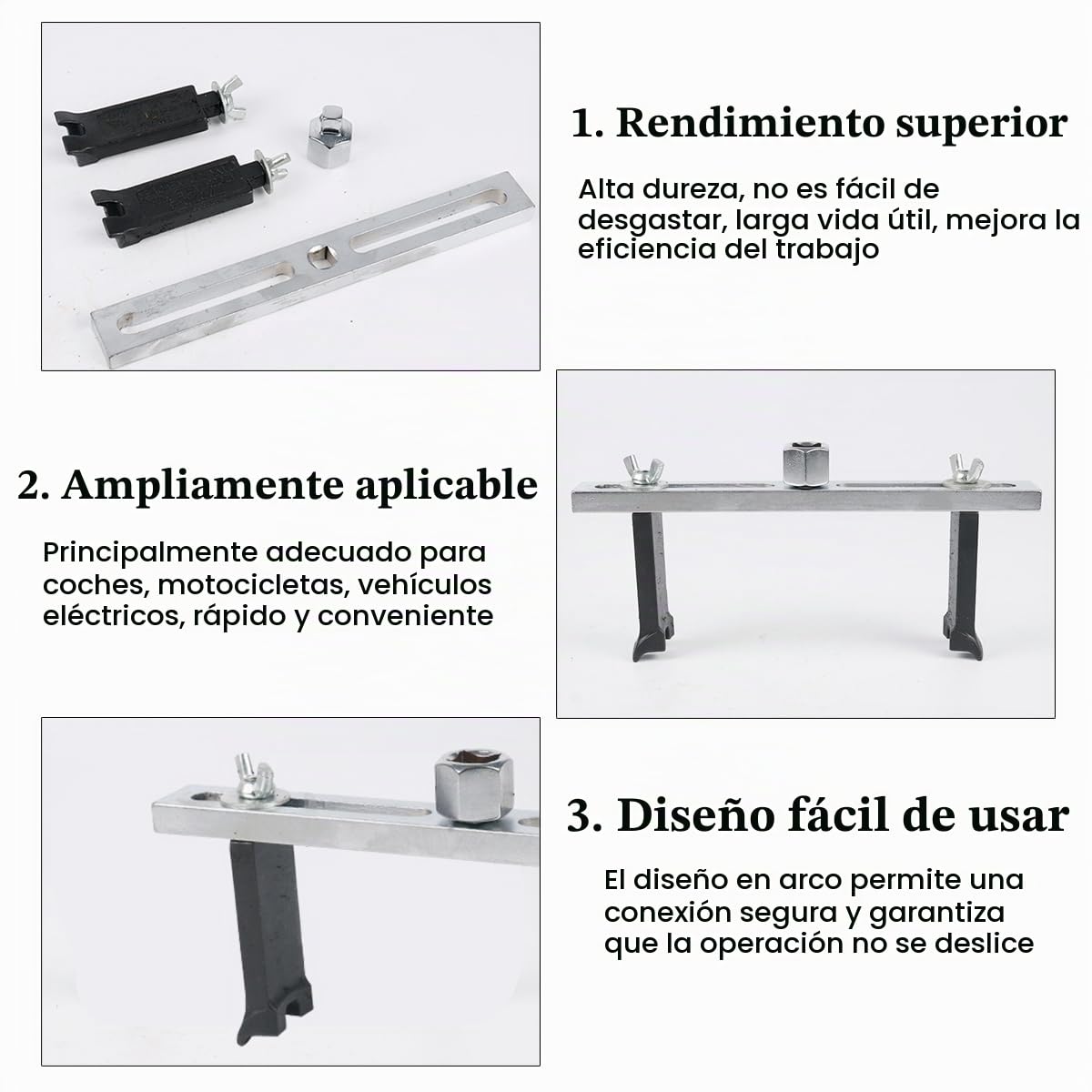 JNNJ Herramienta Desmontaje La Bomba Combustible, Herramienta Desmontaje La Tapa Del Depósito Combustible Aleación Acero, Llave Ajustable Para Desmontar Tapa Del Tanque La Bomba Combustible