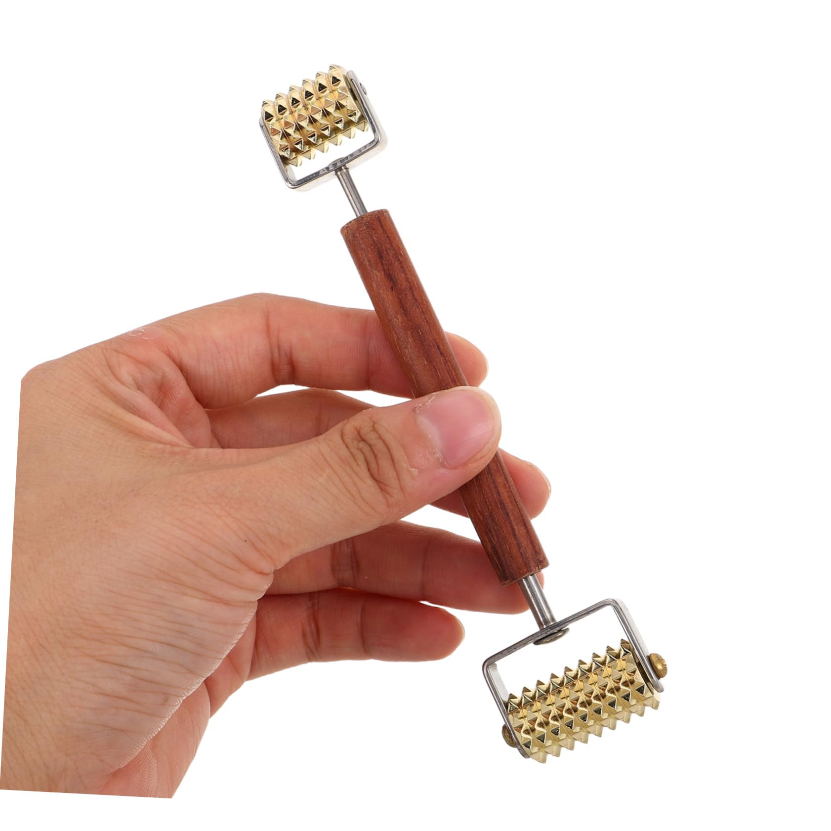 Appareil de Beauté du Visage Multifonction V-shape en Acier Inoxydable Léger, Rouleau Facial Liftant Précis pour Massage à Domicile et Soins Peau