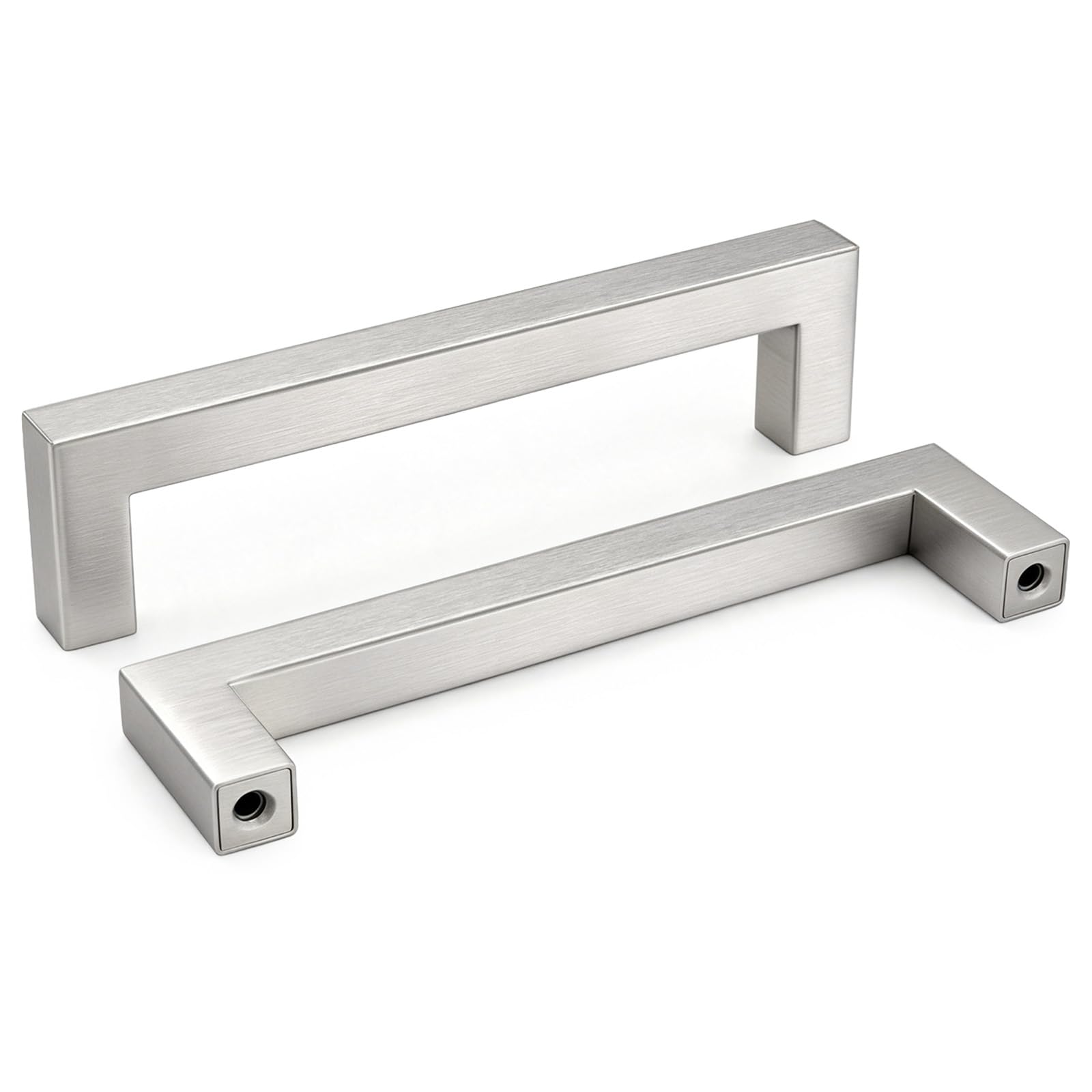 Homdiy HDJ12SN Schubladengriffe, 12,7 cm, gebürstetes Nickel, 15 Stück