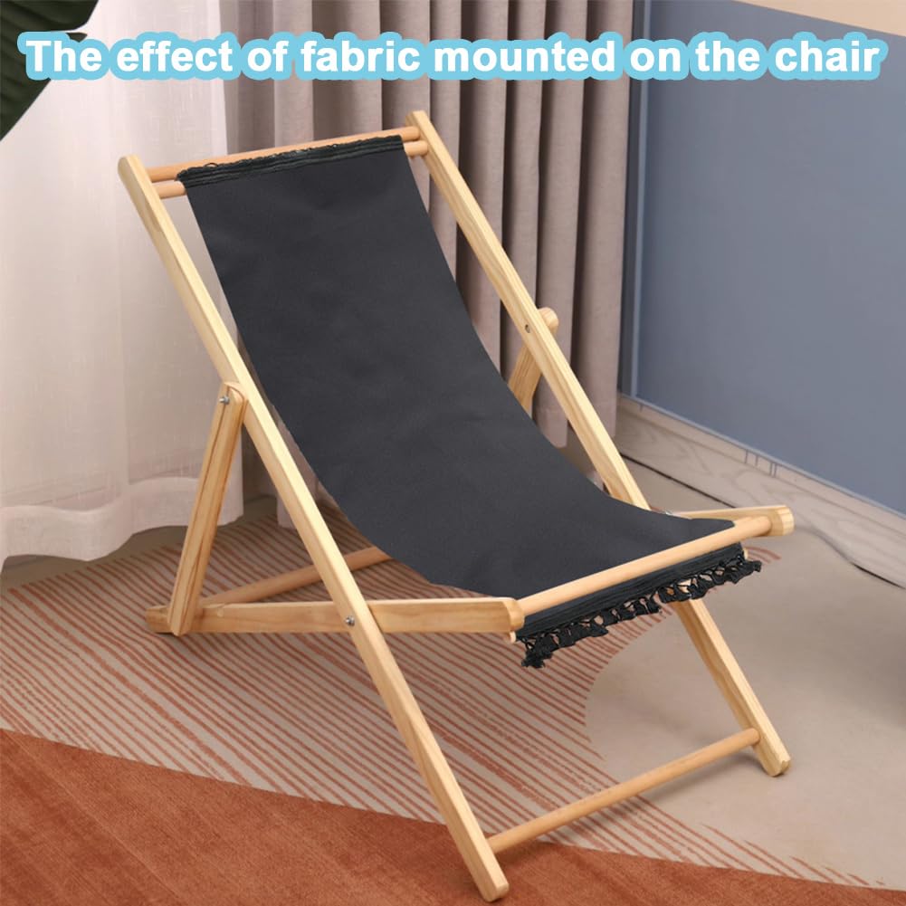 GORGECRAFT Toile De Rechange Pour Chaise De Plage Pliante D'extérieur