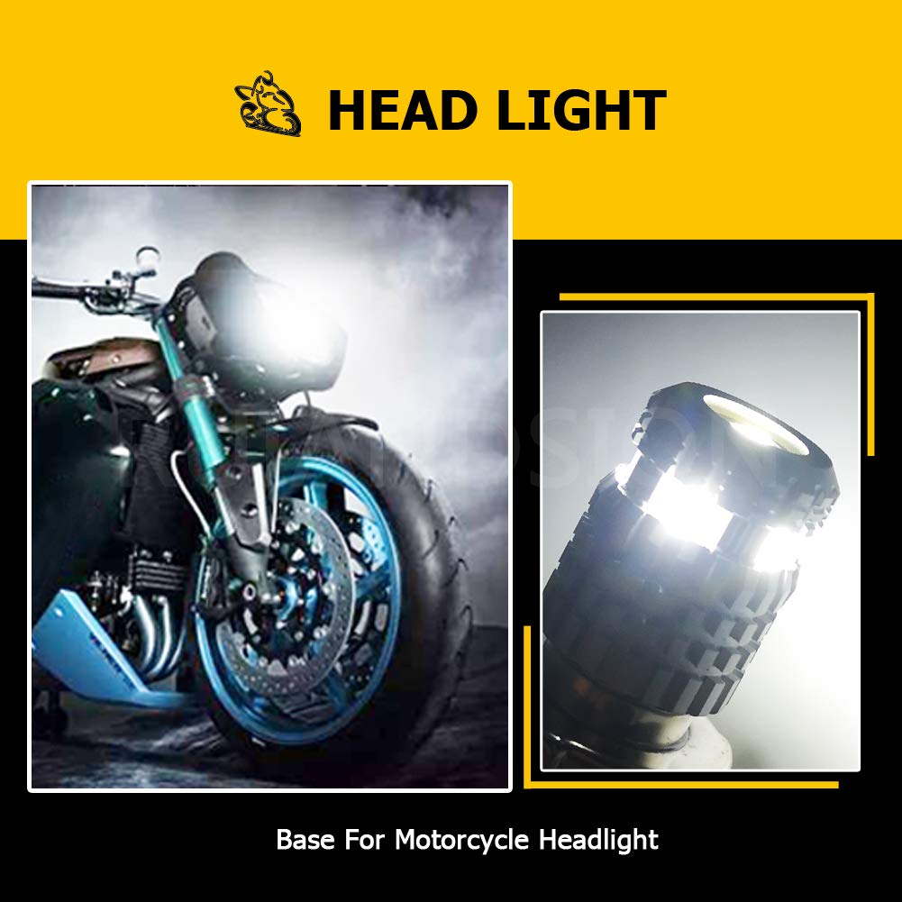 Ruiandsion Lampadine LED P26S Per Moto - Super Luminose, 800 Lumen, Facili Da Installare - Foto 4