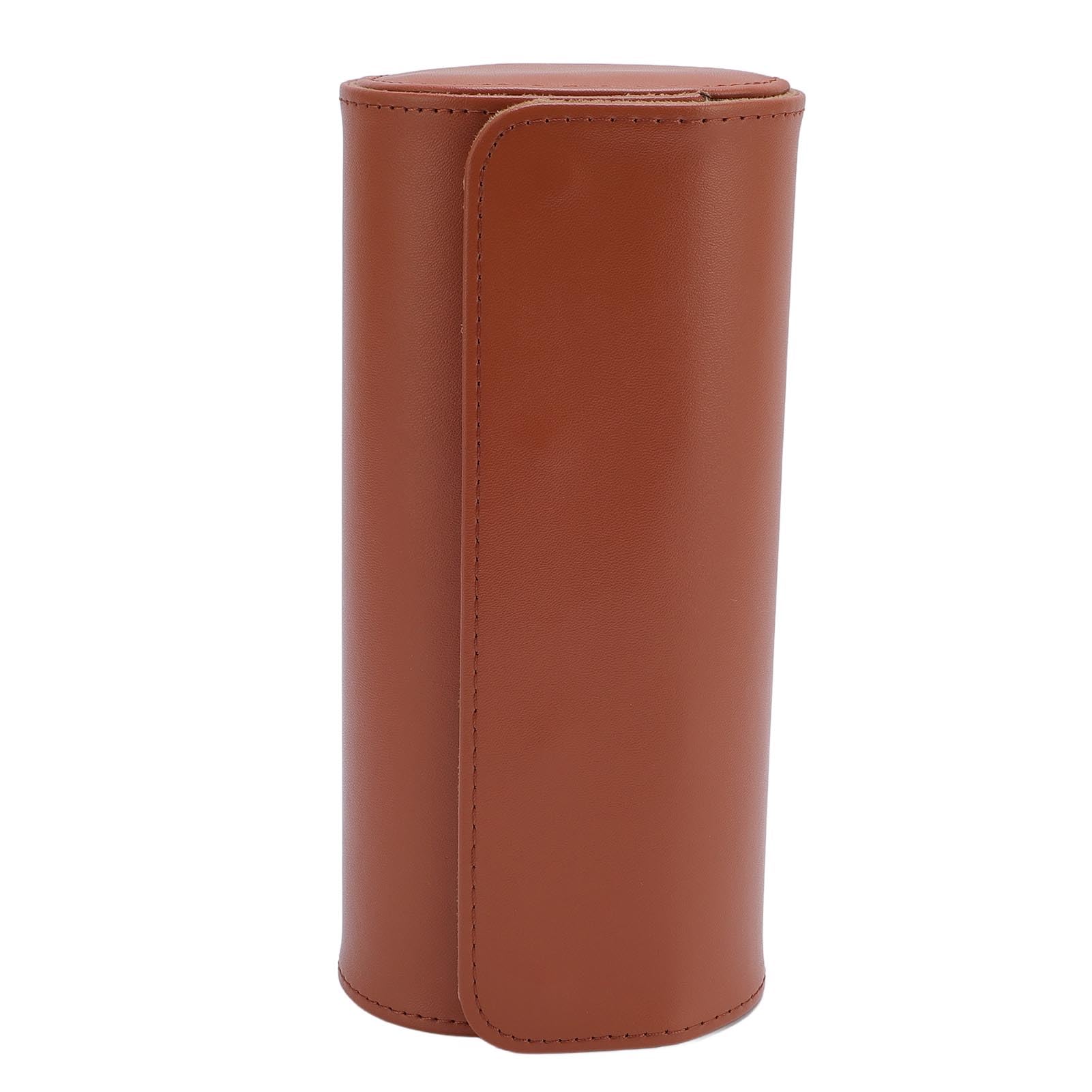 Luxuriöse Uhrenrolle aus weichem PU-Leder, Reiseetui, Organizer-Box für die Aufbewahrung zu Hause (3 Fächer 600 ml)