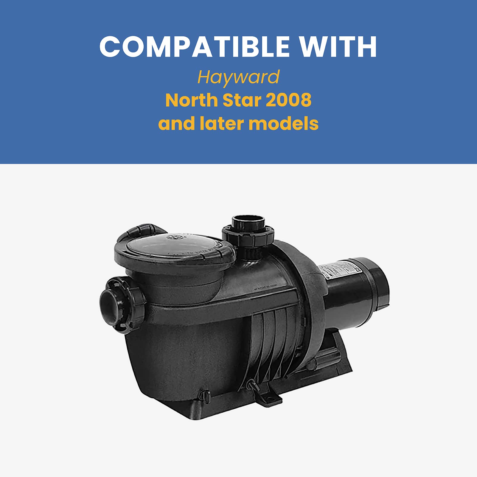SPX3200UNKIT - Kit de repuesto para conectores de unión para series Hayward Tristar SP3200VSP y Northstar SPX4000 y SP4000X, apto para bombas Hayward EcoStar y filtros de cartucho SwimClear