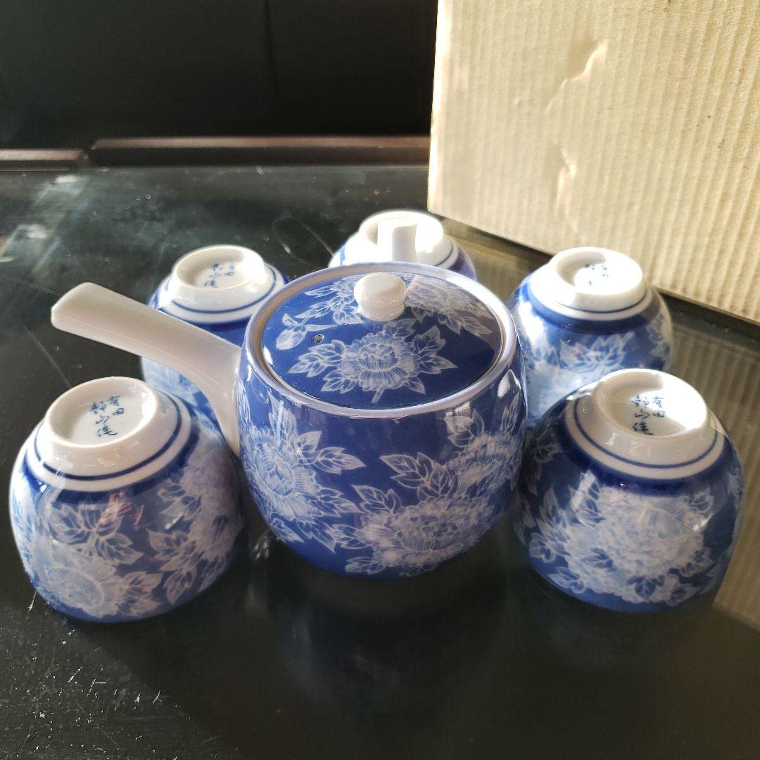 Amazon.co.jp: 有田焼 静山作 茶器揃 急須と湯呑みセット 品 : おもちゃ