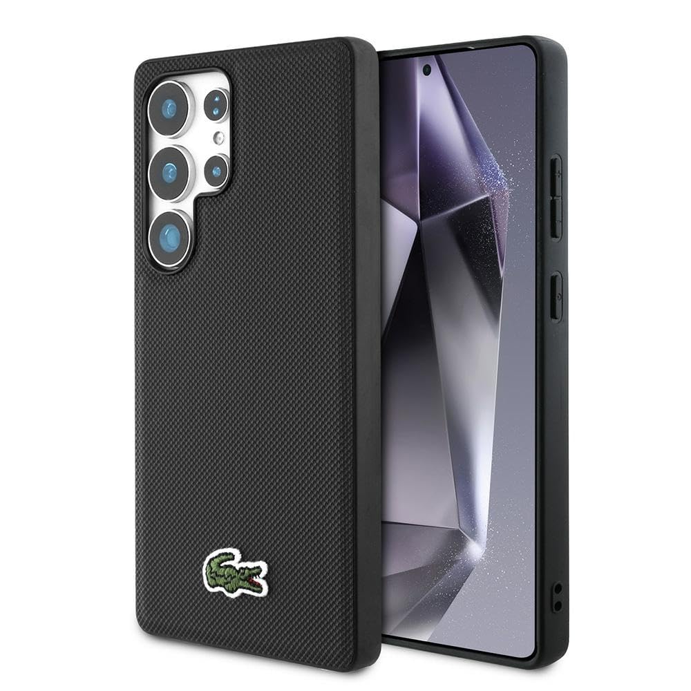 Coque Lacoste S25 Ultra noire avec logo brodé par CG Mobile - 8