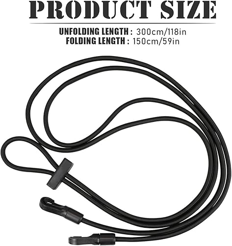 Miniatura 2 de Cuerda de entrenamiento de riendas de caballo ajustables, estirador elástico de cuello de caballo, riendas de nailon para caballos (118 pulgadas de