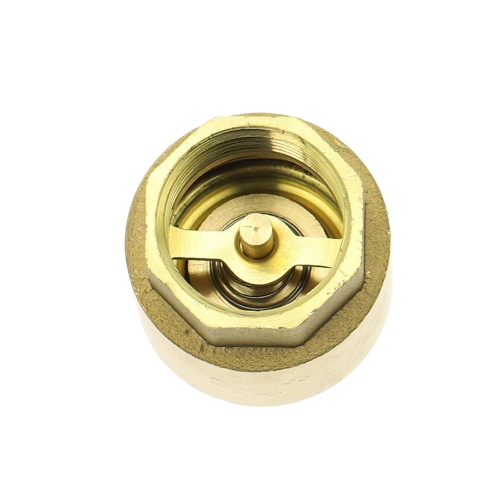 1 Pz Ottone 1/2 "3/4" 1 "Filettatura femmina X Filettatura maschio Valvola di ritegno verticale Valvola unidirezionale(Size:1/2")