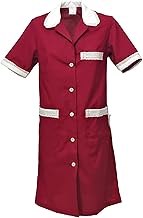 fratelliditalia.org Women's Maid Housemaid Cleaning Work Short Sleeve Apron