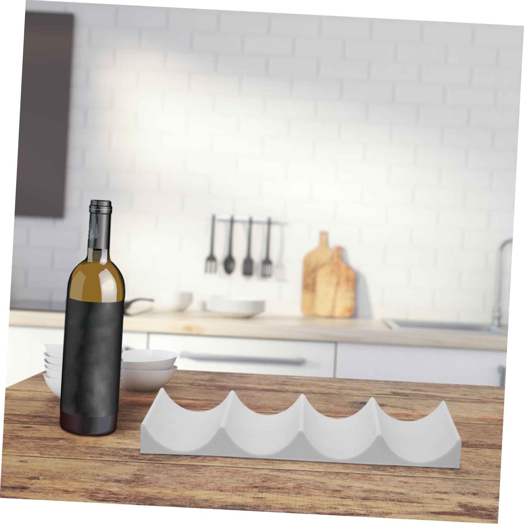 Soporte Para 12 Copas De Vino/Cerveza - Hierro Dorado, 41.5x23x7 Cm - Organizador De Bar, Mesa, Fiestas