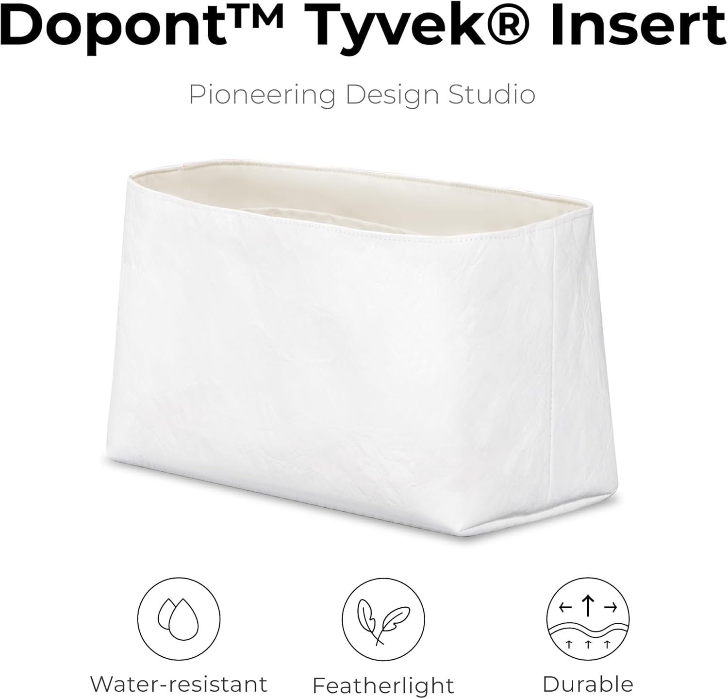 Purse Organizer Insert for LV Nano Speedy Handbag, Custom Fit Inside Craie Lightweight WaterResistant Tote Bag Insert with Cup Holder Accessories - Image 4