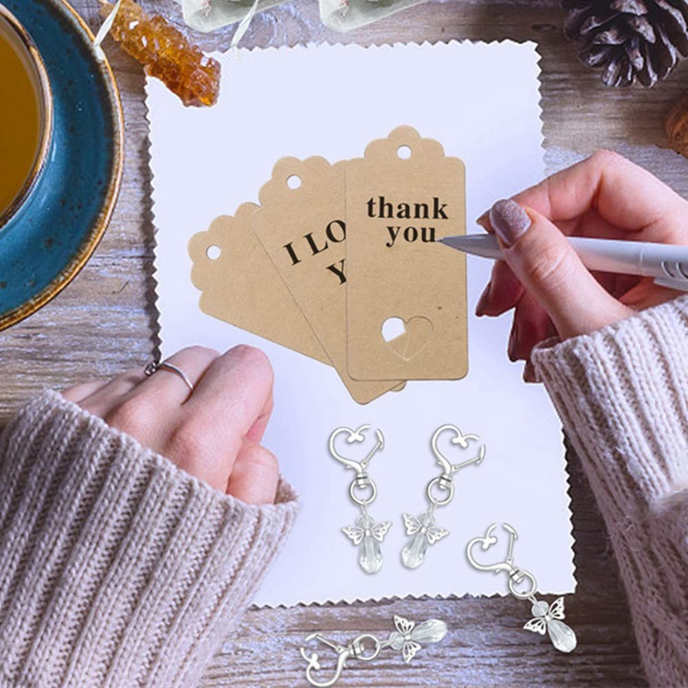 y-luck y- 90 Pezzi Souvenir Regali di Nozze Baby Shower Bomboniera Set con Etichetta Borsa di Caramelle