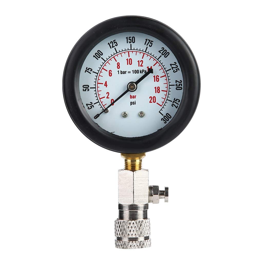 Cylinder Compression Tester Kit, Comprehensive Automotive Gasoline Engine Compression Tester Kit for Petrol and Gas Engine Cylinders