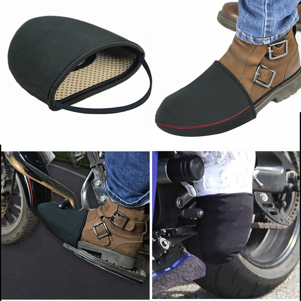 Copriscarpe Da Moto - Protezione Per Scarpe Da Moto, Universale Cuscinetti Protettivi Per Scarpe Da Motos, Copri Cambio Per Motos Per Scarpes Stivali Protezione, Proteziones Per Stivali Antiscivo