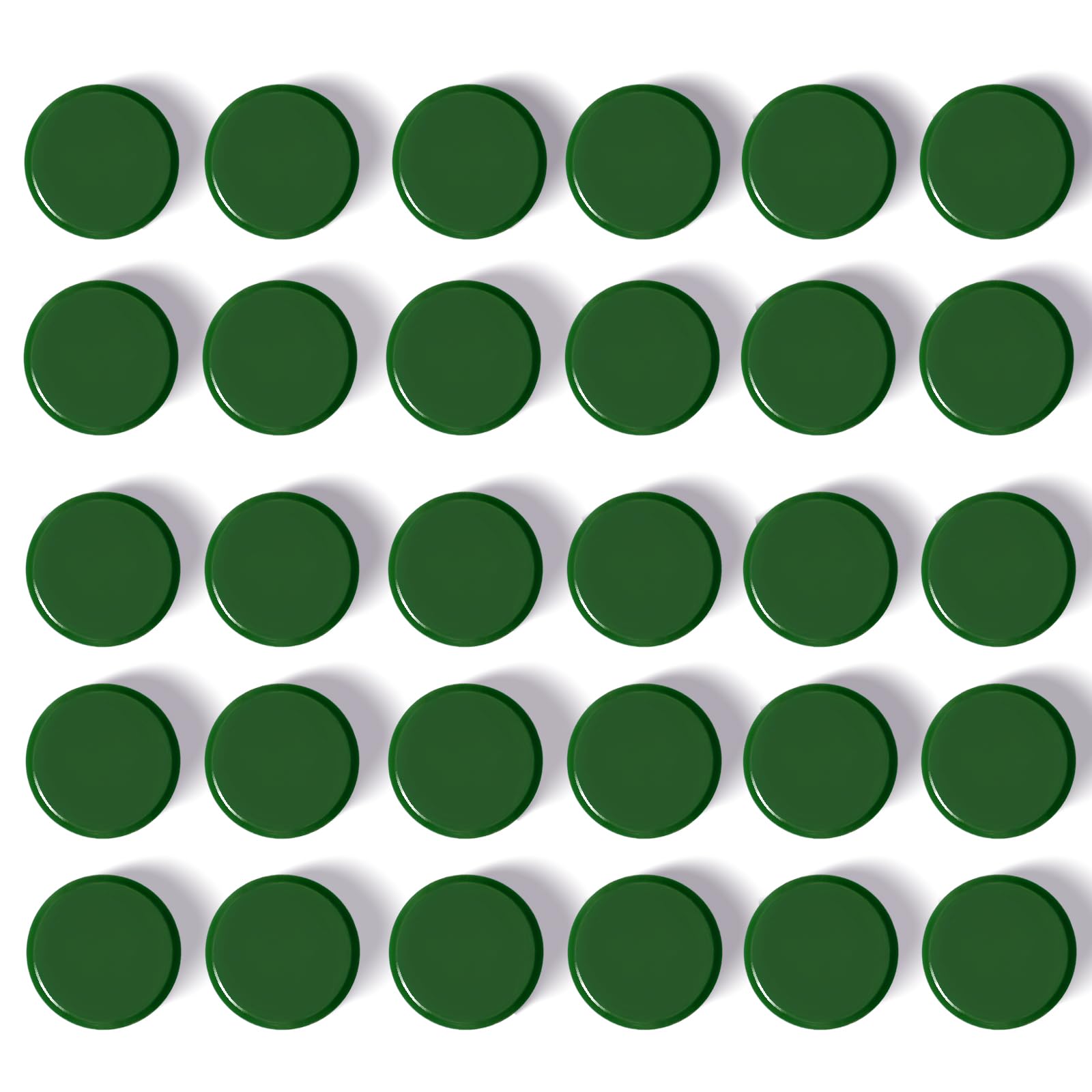 QOJOPU Fridge Magnets, 30Pcs Strong Small Magnets, Decorative Heavy Duty Refrigerator Magnets, Round Mini Cute Magnet for Whiteboard, Fridge, Locker,