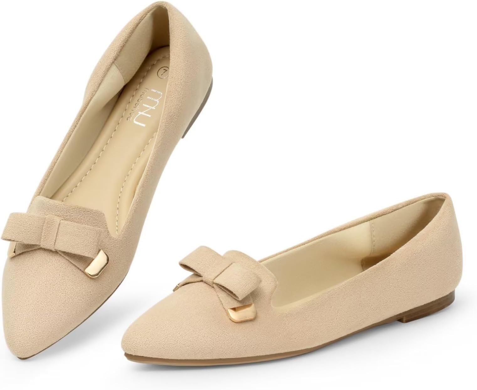 MUSSHOEFlat Shoes Women Comfortable Slip on Women's Flats Dress Shoes for Women