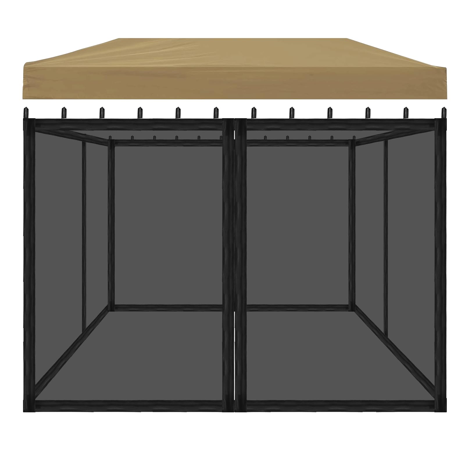 jianyana Rete zanzariera per gazebo, rete per gazebo per protezione completa dagli insetti, due misure, 3 x 3 m e 3 x 3 m