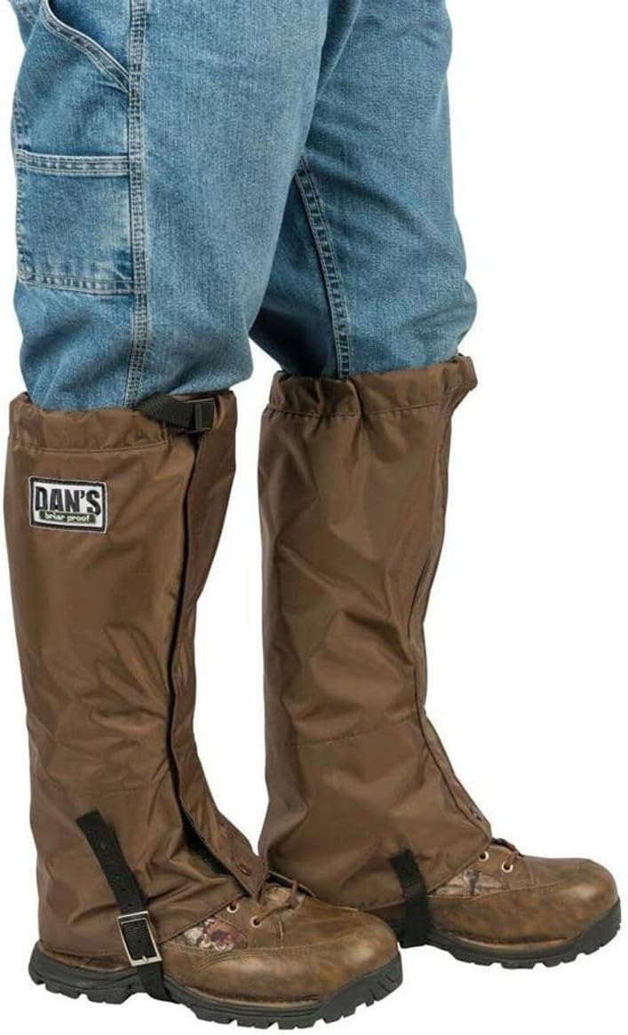 Dan's Briar-Proof Gaiters (Waterproof) Hunting Hiking Made in USA Size XL