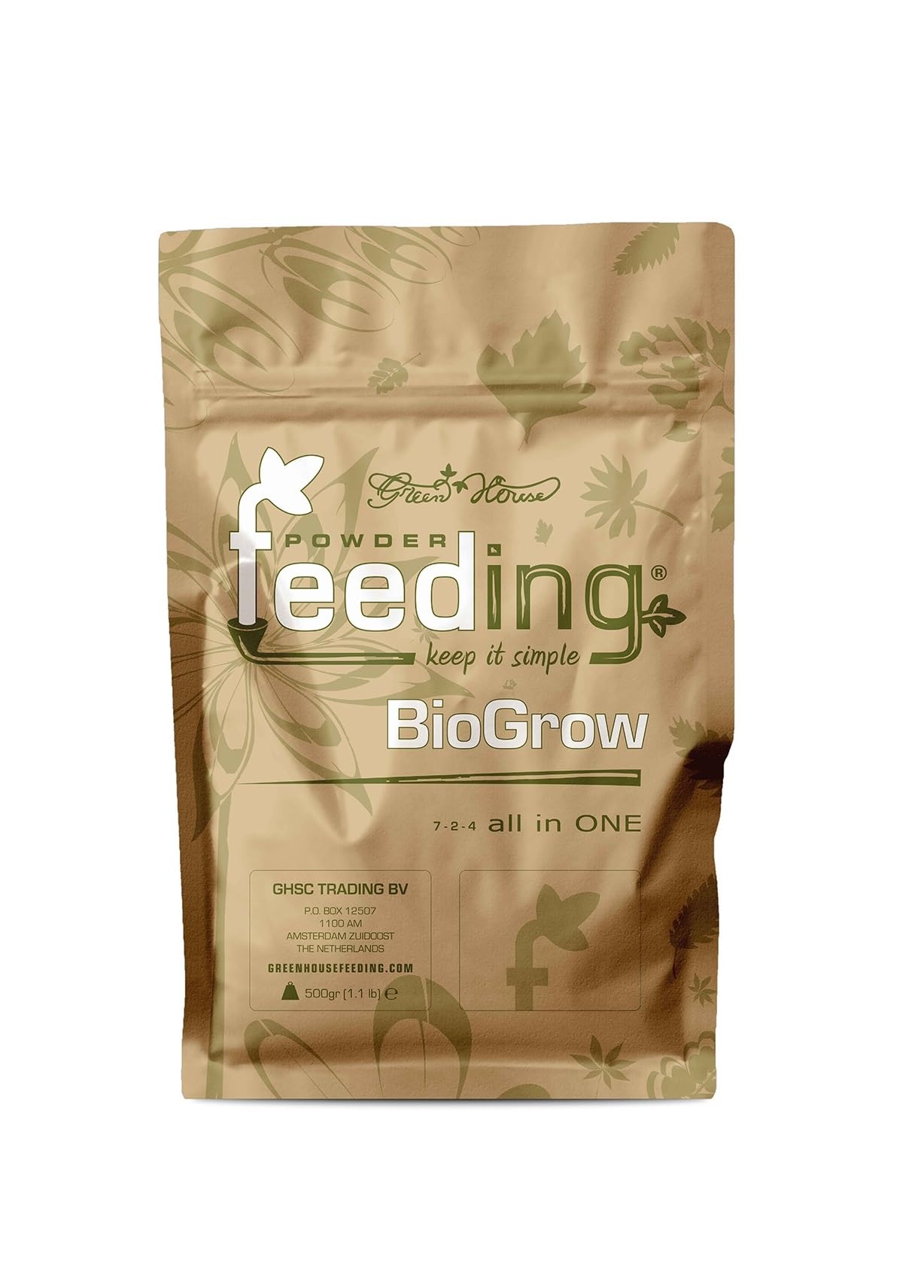 Düngerset – BioGrow Kit (500 g) + BioBloom (500 g) – Komplettset mit Dünger für Wurzeln, Blüte und Wachstum – Green House Feeding Pack – Outdoor und Indoor