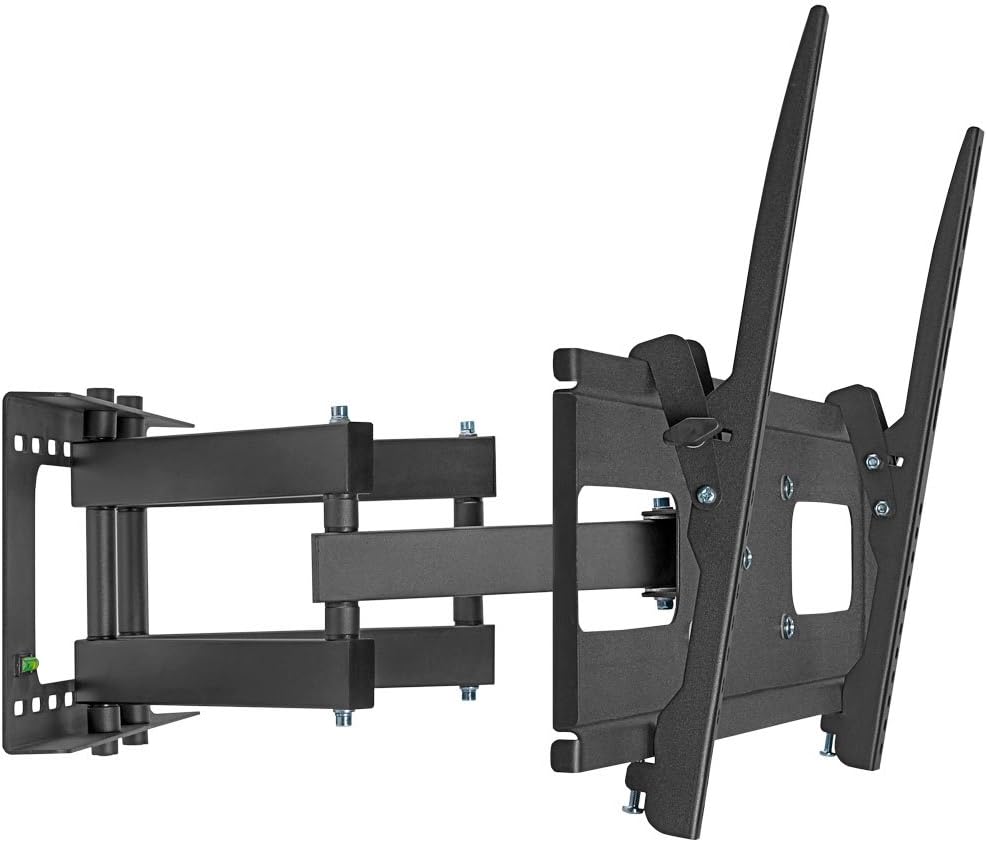 Cmple – Heavy Duty Full Motion Curved TV Wall Mount TV Bracket for 37-70 inch TV up to 132lbs, Adjustable Strong Full Motion TV Mount with Swivel Tilting Articulating Dual Arms, VESA Max 800x400mm