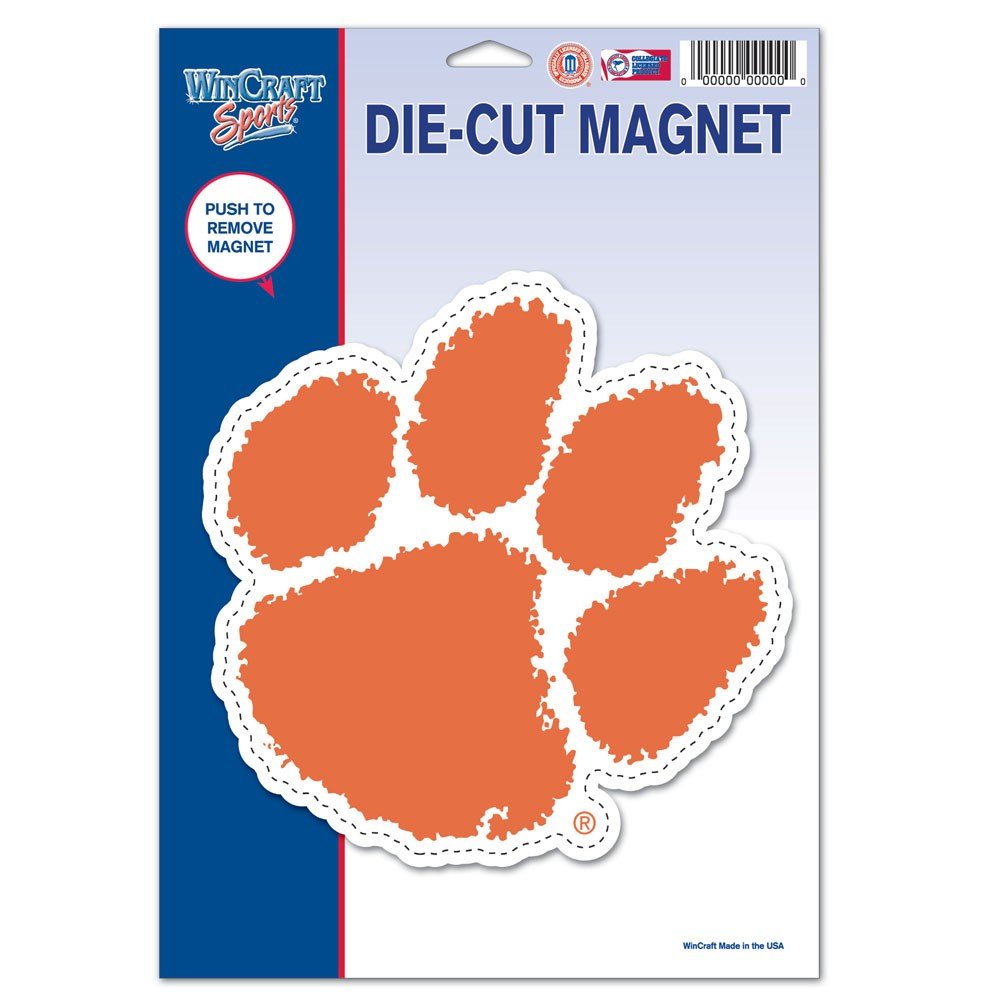 Aimant Clemson University Wincraft pour fixer vos notes sans rayer votre frigo noir