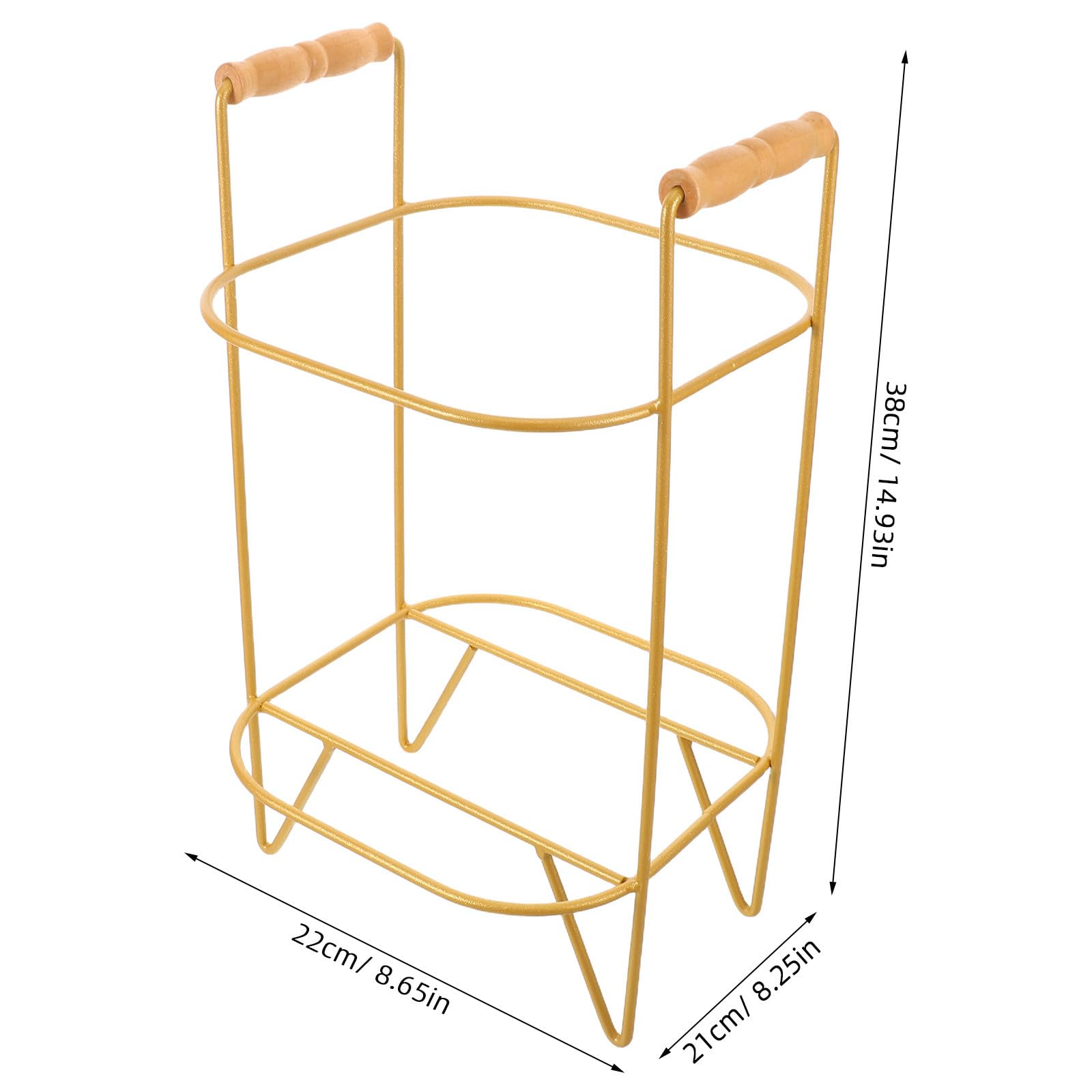 POPETPOP Soporte para Barril de Cerveza de 8 litros, Hierro y Madera