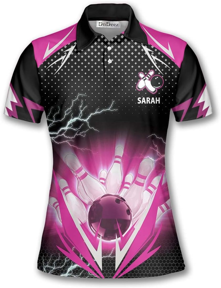 Custom Bowling Shirts for Women, Women's Bowling Shirts, Women's Bowling Jerseys, Sizes S - 5XL