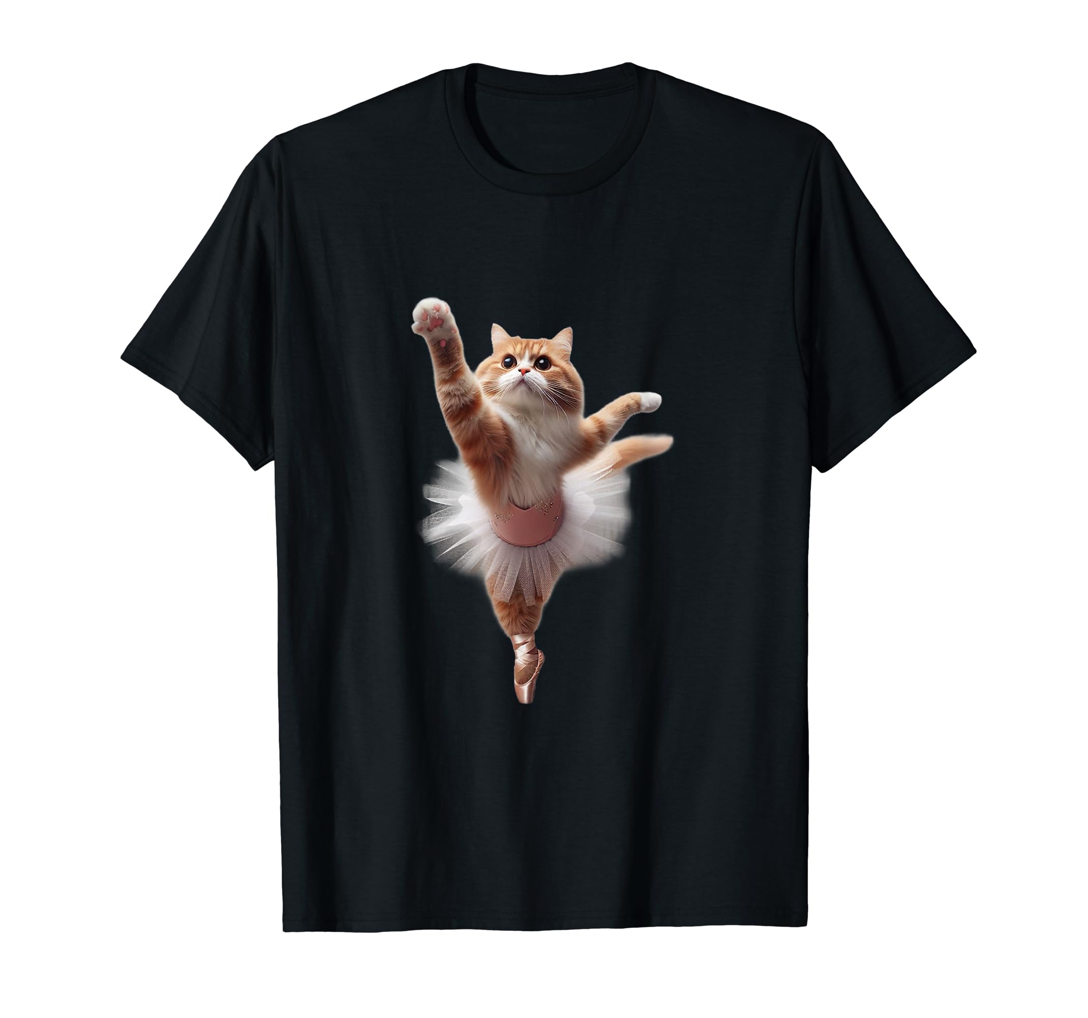 Amazon | 猫バレエダンス 気まぐれなネコのパフォーマンス Tシャツ | T