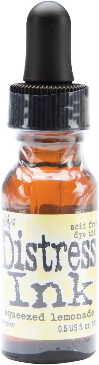 Tim Holtz Distress Ink Reinker, 0.5-Ounce, Squeezed Lemonade