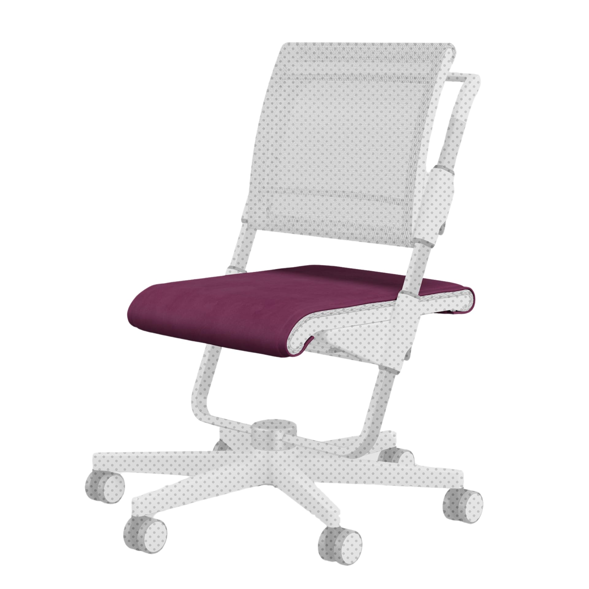 Moll Sitzkissen für Kinderschreibtischstuhl Scooter | komfortable & rutschfeste Polsterung | einfach montierbar | waschbar & austauschbar | ideal für Jungen & Mädchen | Made in Germany