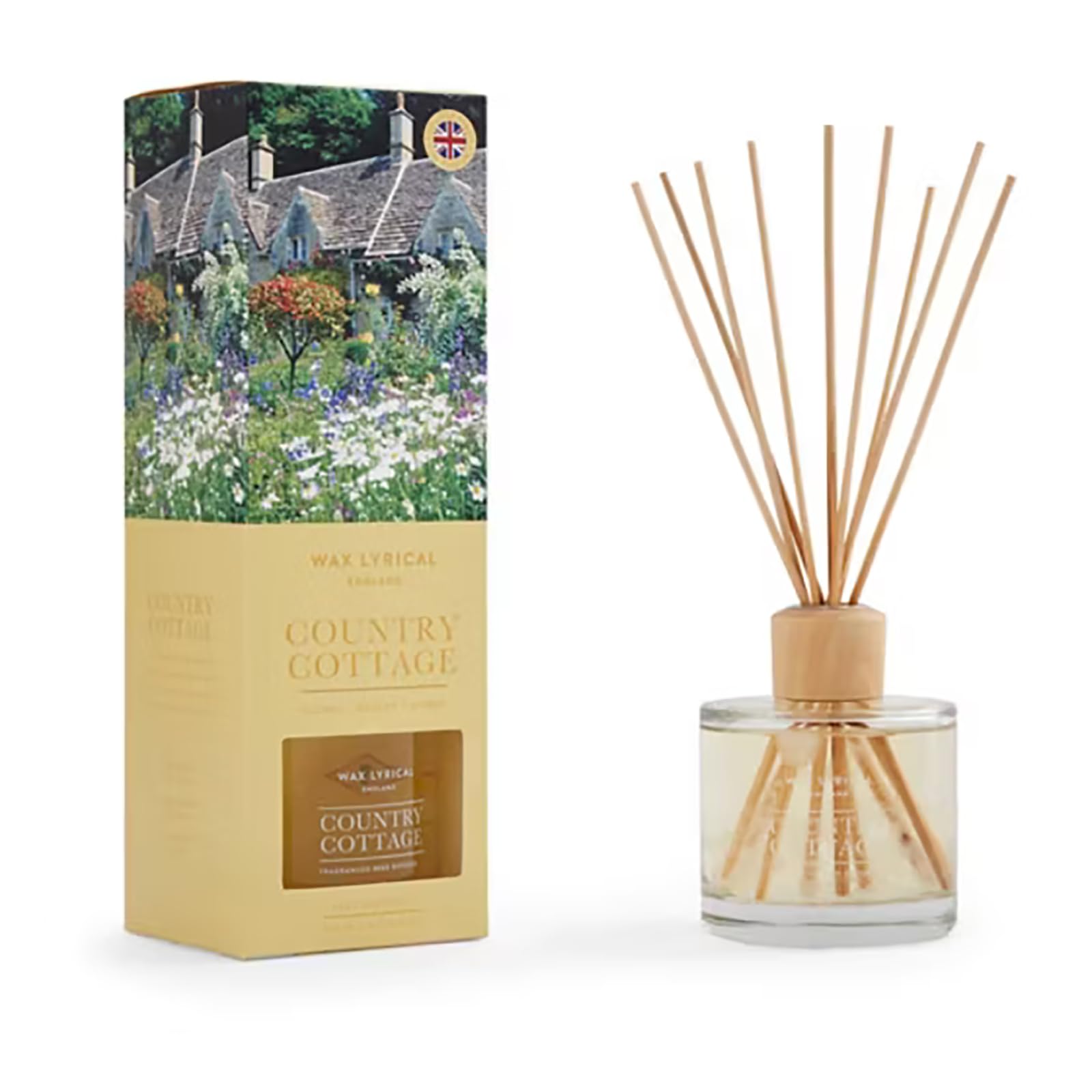 Wax Lyrical Clear Country Cottage Scented Reed Diffuser 200Ml