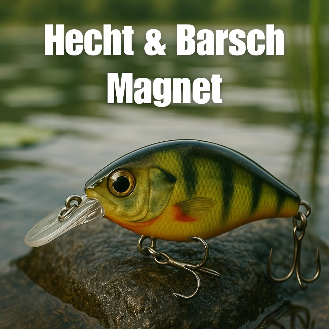Crankbait zestaw woblerów | 13 g | 7,5 cm | przynęta wędkarska na okonie szczupaki | zestaw sztucznych przynęt