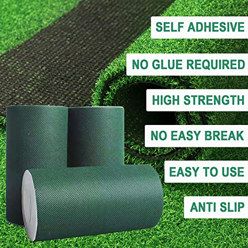 Cinta de césped artificial para alfombra de césped interior y exterior autoadhesiva 3