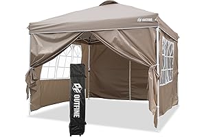 OUTFINE Patio Pop Up Canopy, Commercial Instant Gazebo Tent