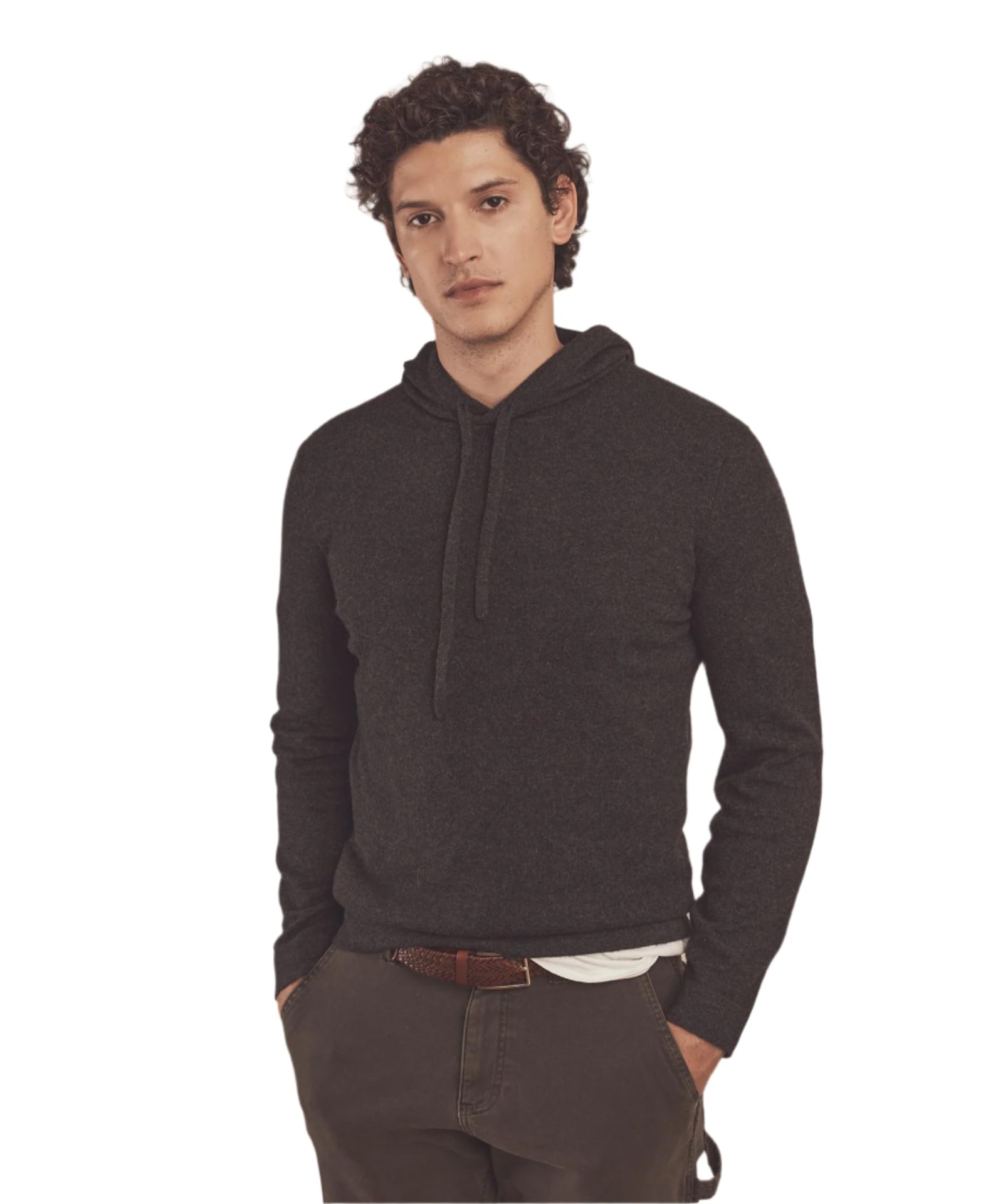 NAADAM Herren The Off-Duty Cashmere Hoodie Pullover Sweater